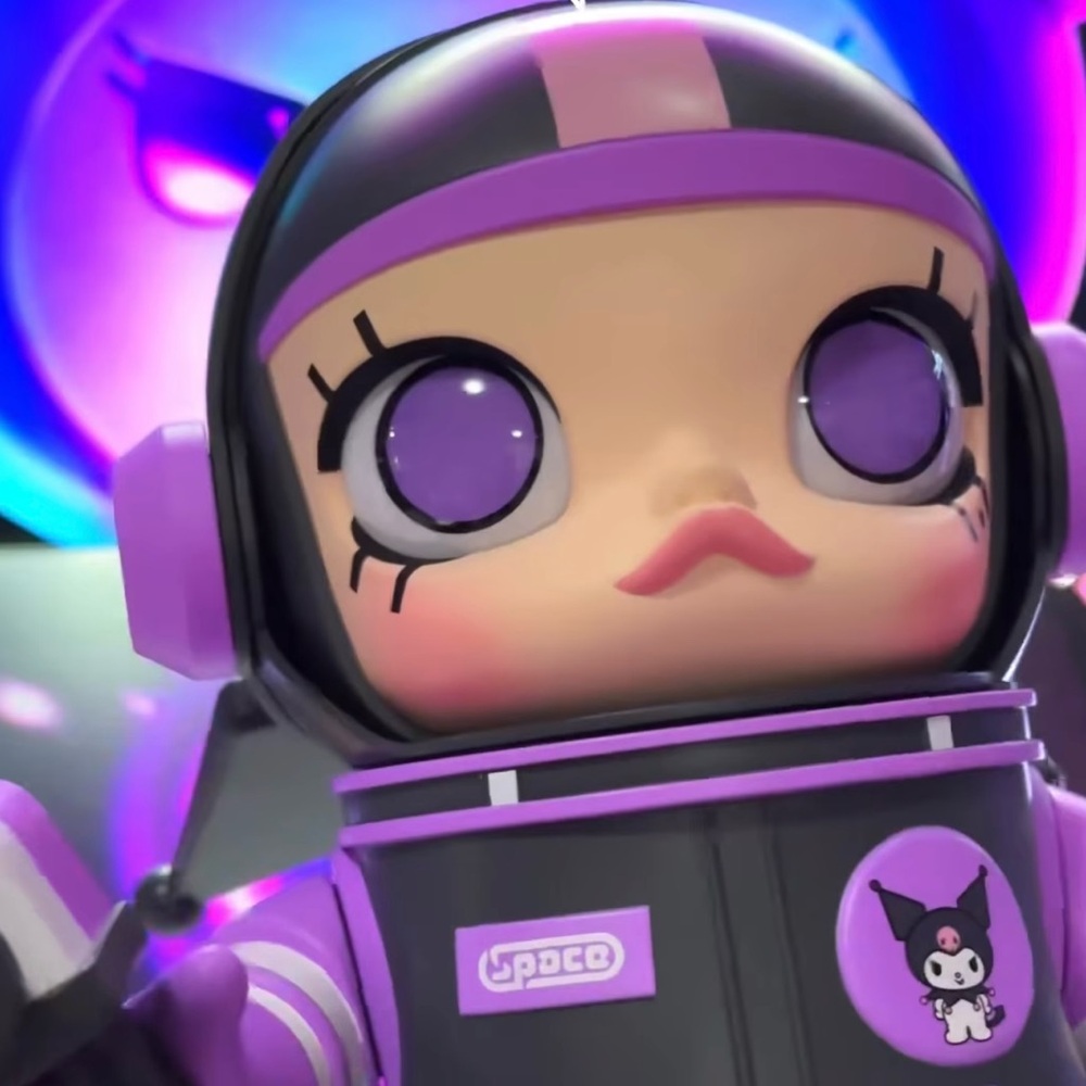 MEGA SPACE MOLLY 400% KUROMI HELLO KITTY & FRIENDS SERIES - Picture 4 of 10